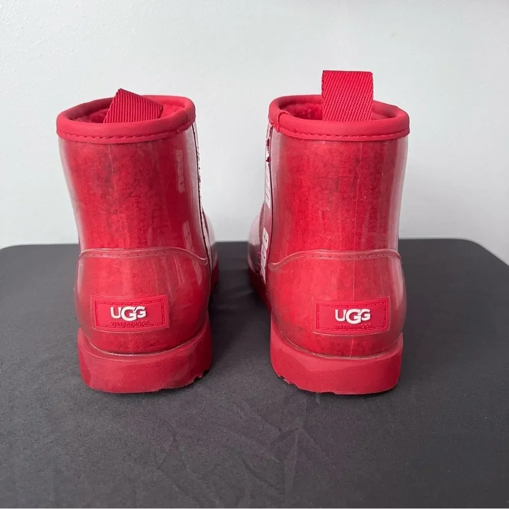 UGG Kids Red Rain Boots